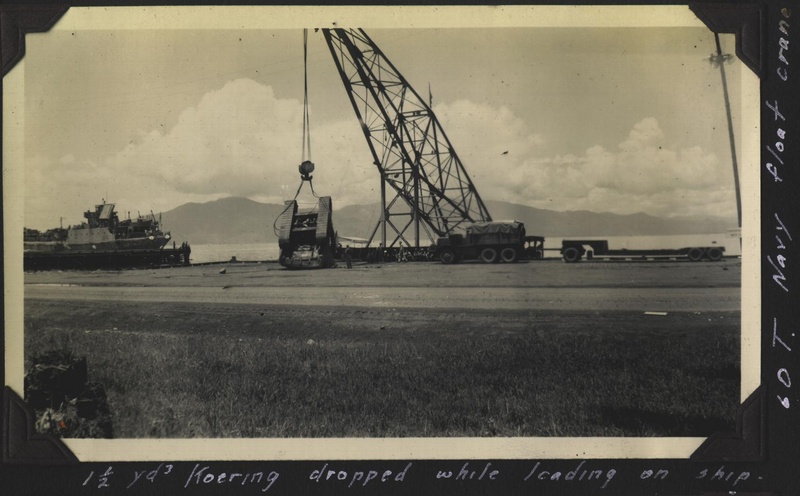 WWII 60T float crane