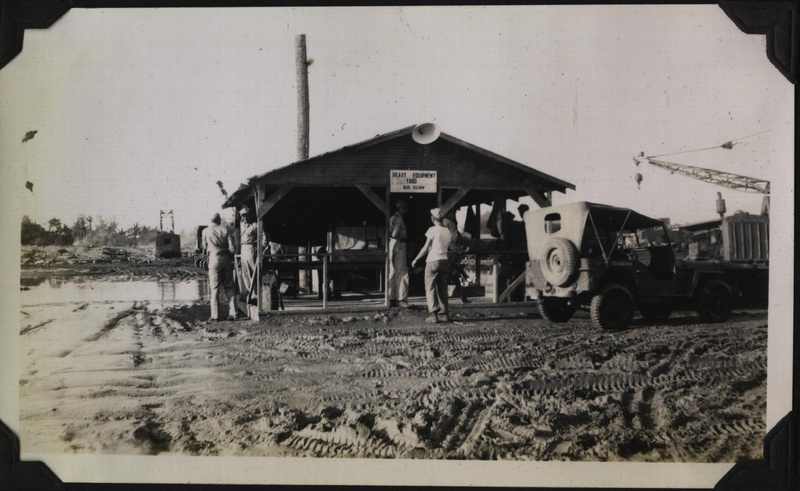 WWII PI heavy equip yard b