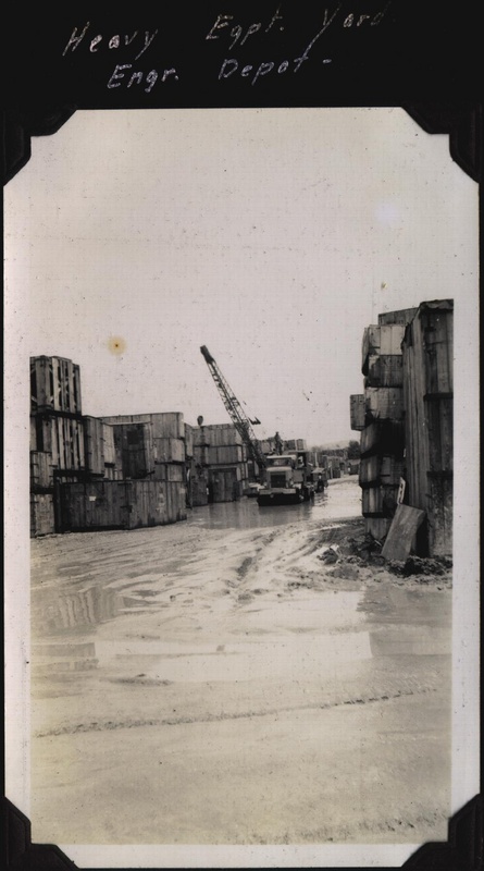 WWII PI heavy equip yard engr depot