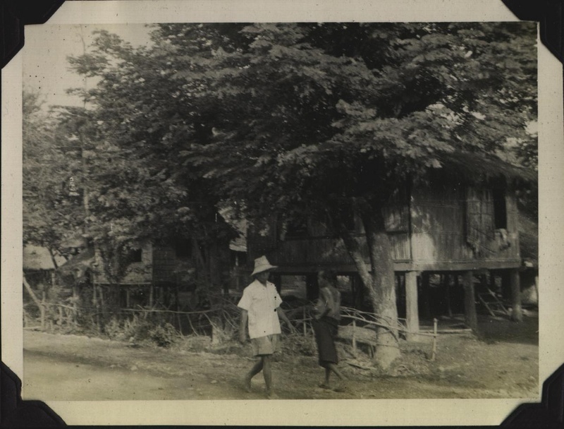 WWII PI people in road