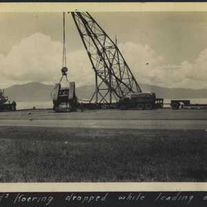 WWII 60T float crane