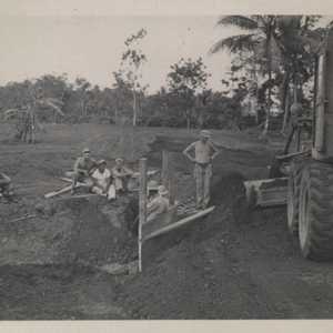 WWII NG sitting engrs grader a