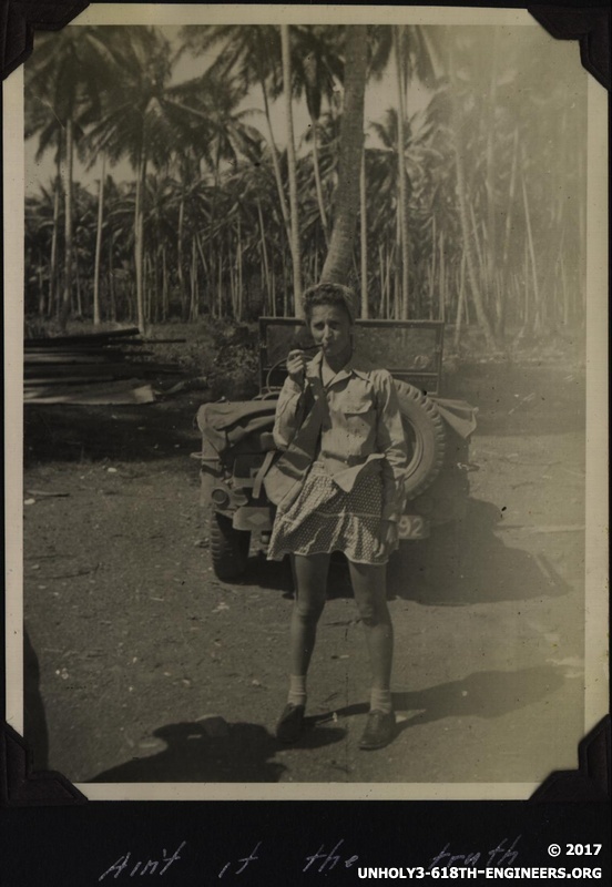 WWII woman with pipe