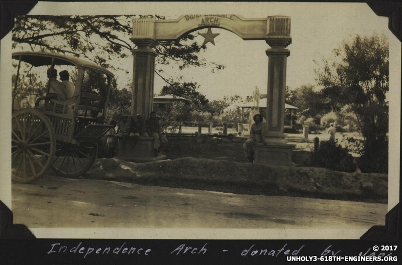 WWII PI Balawan arch