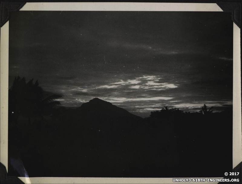 WWII PI Taal sunset