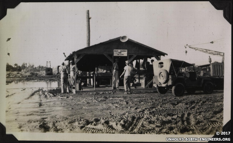 WWII PI heavy equip yard b