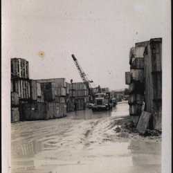 WWII PI heavy equip yard engr depot