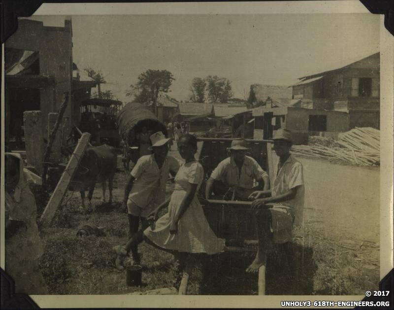 WWII PI village scene