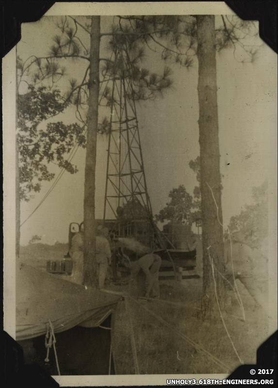 WWII Claiborne well rig 1