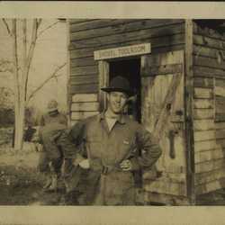WWII shovel toolroom