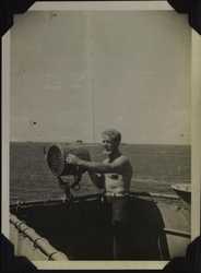 WWII Voyage to Manila signalman working
