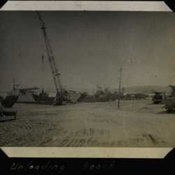 WWII PI unloading beach