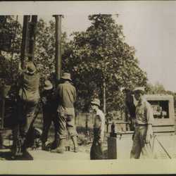 WWII Claiborne well rig 2